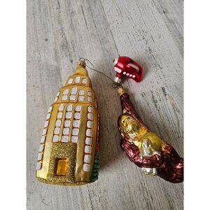 Patricia breen empire building King Kong airplane ornament ape manhattan RARE se